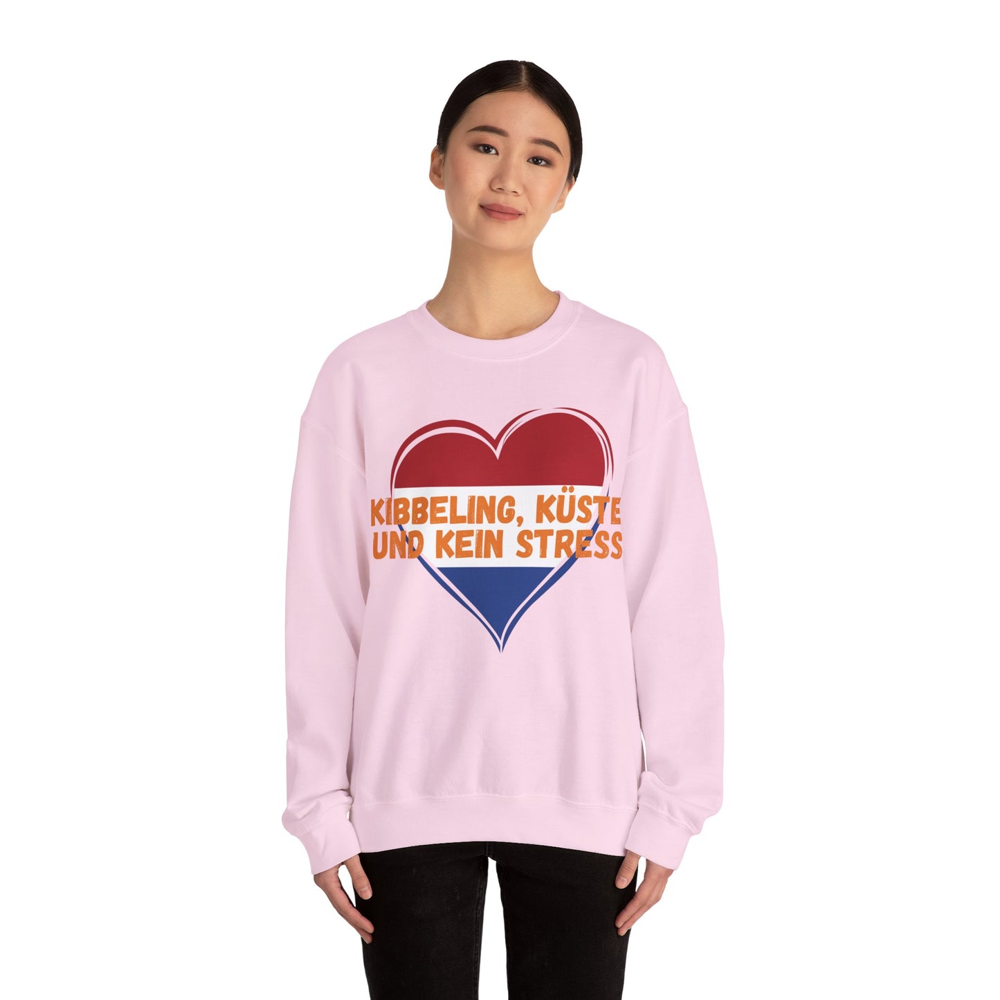 "Kibbeling, Küste und kein Stress“ Sweatshirt