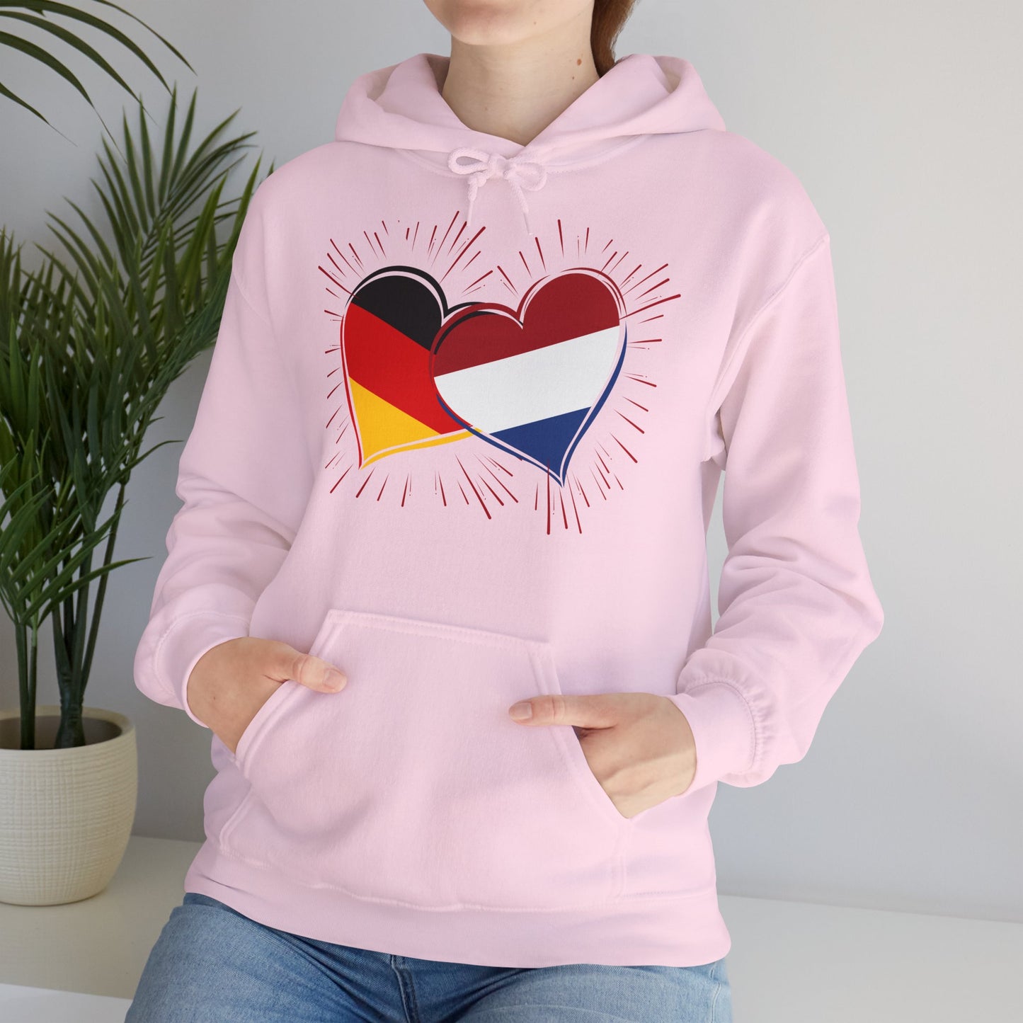 "Zwei Herzen, ein Band" Hoodie