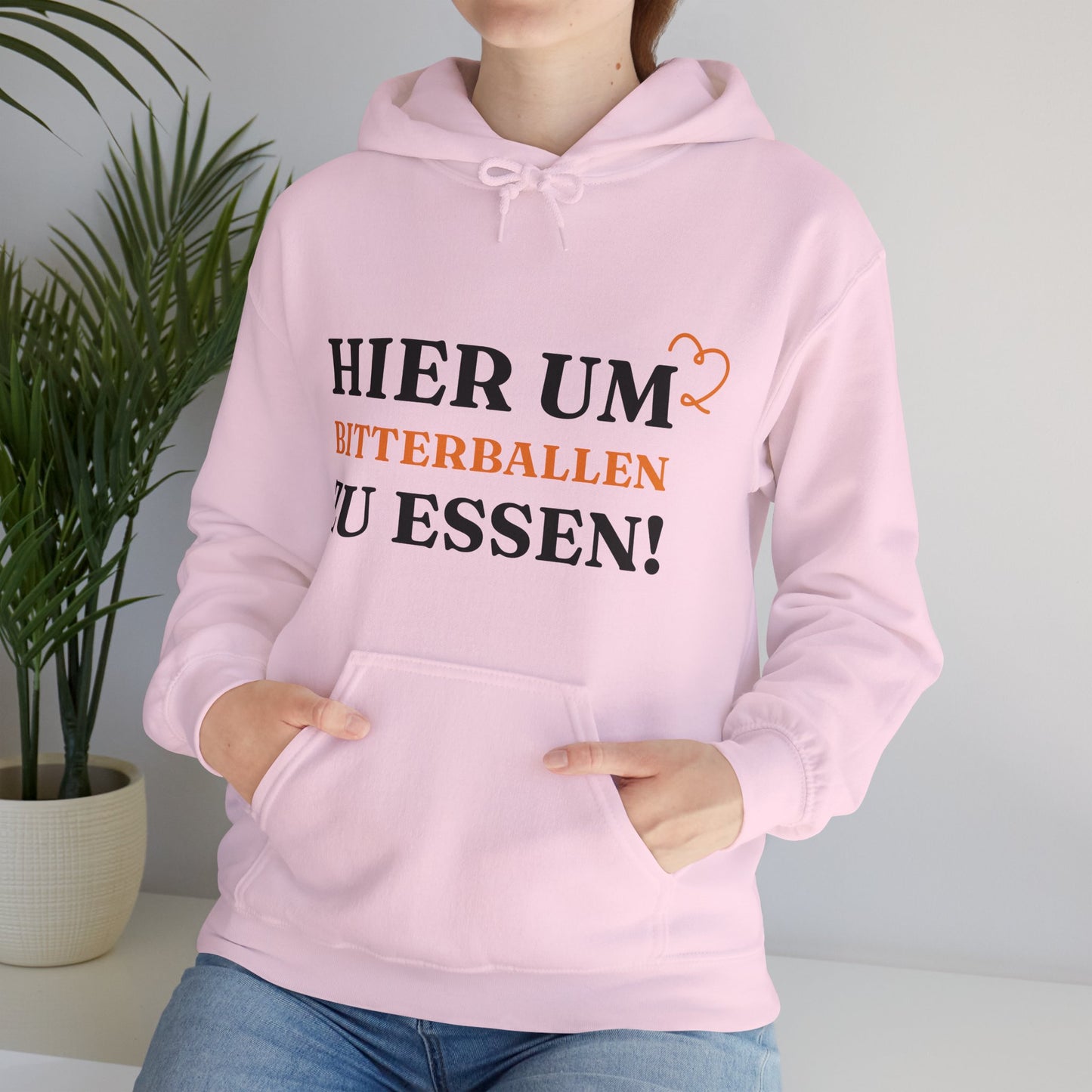 ''Hier um Bitterballen zu Essen'' Hoodie