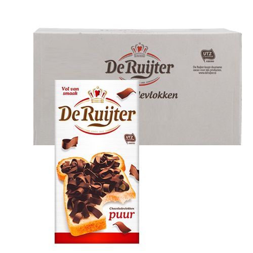 De Ruijter - Zartbitter Schokoladen Flocken - 7x 300g