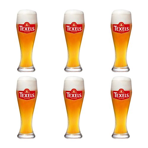 Texels - Skuumkoppe Bierglas 500ml - 6 Stück