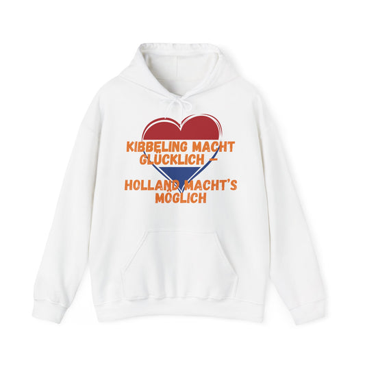 "Kibbeling macht glücklich – Holland macht’s möglich“ Hoodie