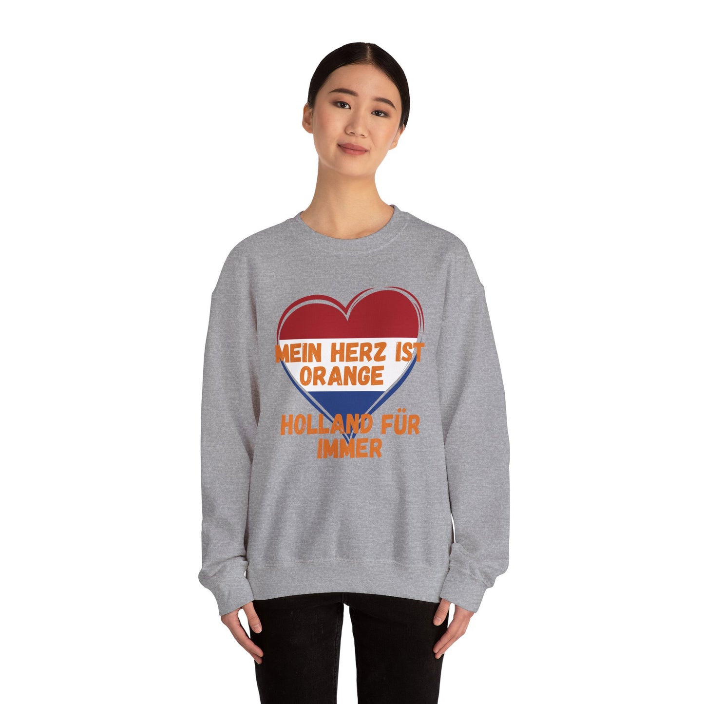 "Mein Herz ist orange – Holland für immer“ Sweatshirt