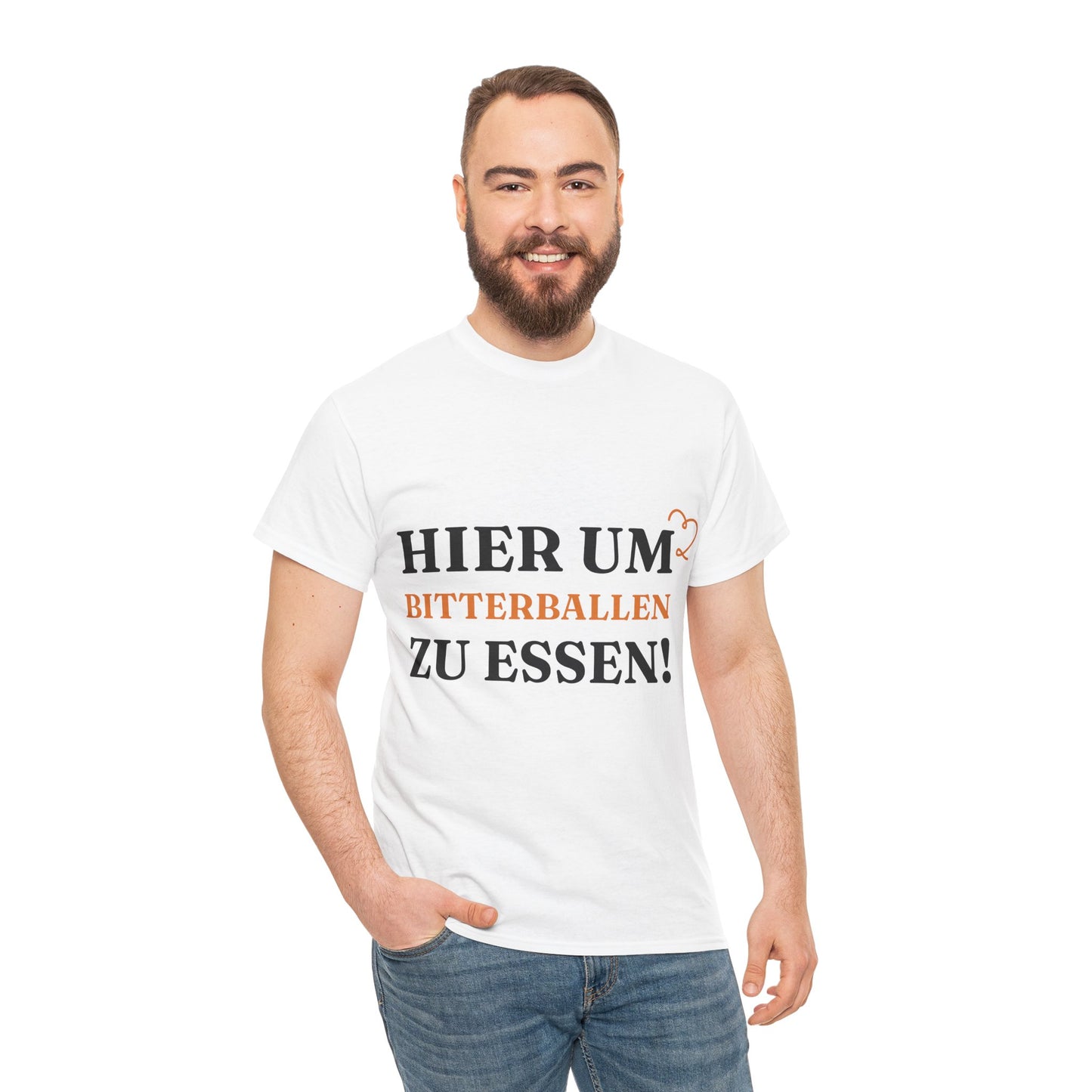 ''Hier, um Bitterballen zu essen!'' T-Shirt