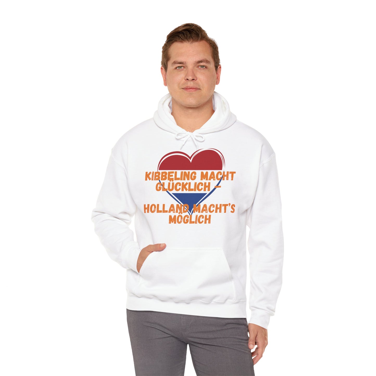 "Kibbeling macht glücklich – Holland macht’s möglich“ Hoodie