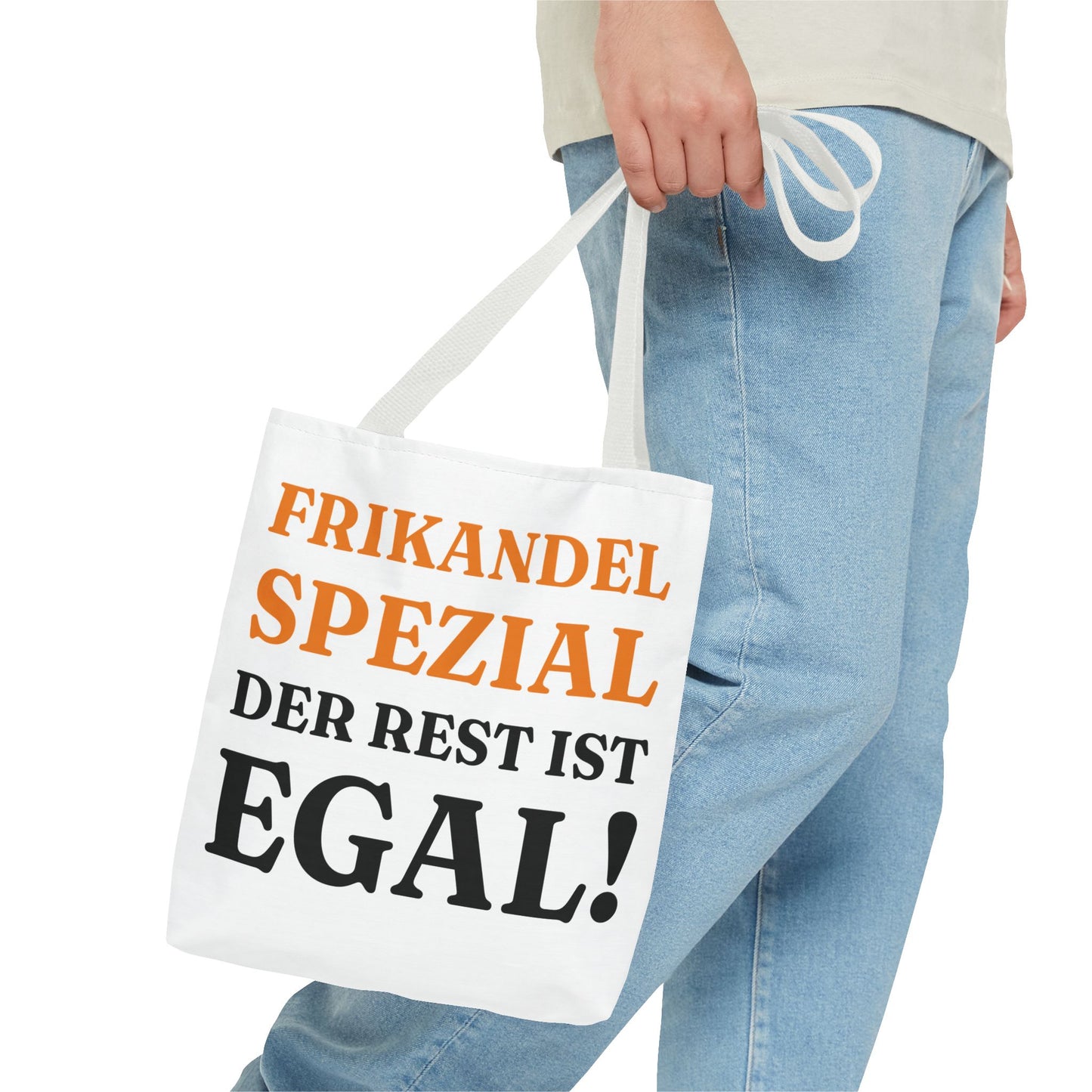 "Frikandel Spezial, der Rest ist egal!" Tragetasche