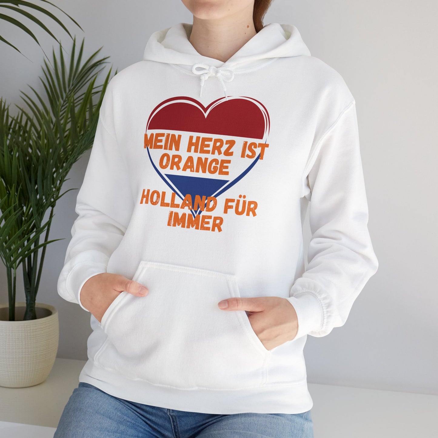 "Mein Herz ist orange – Holland für immer“ Hoodie