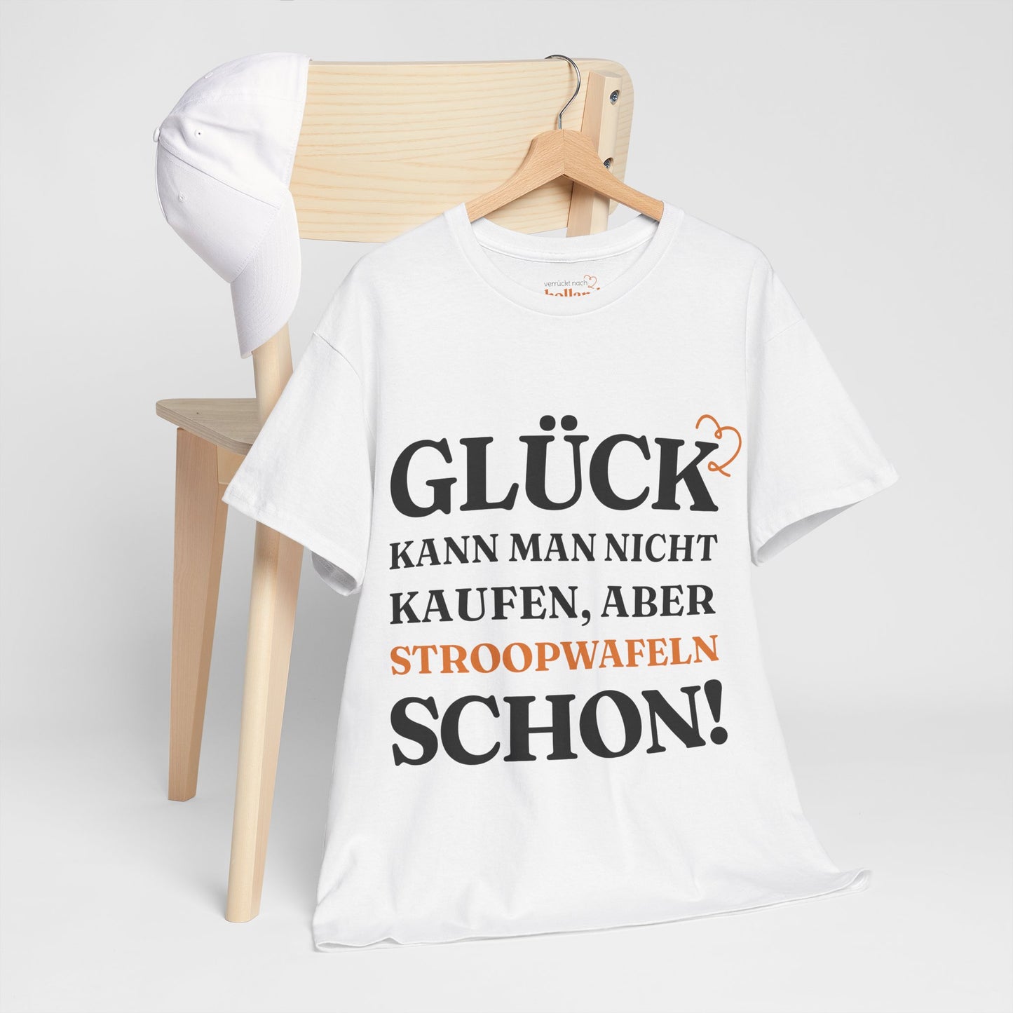 ''Glück kann man nicht kaufen, aber Stroopwafeln schon!'' T-Shirt