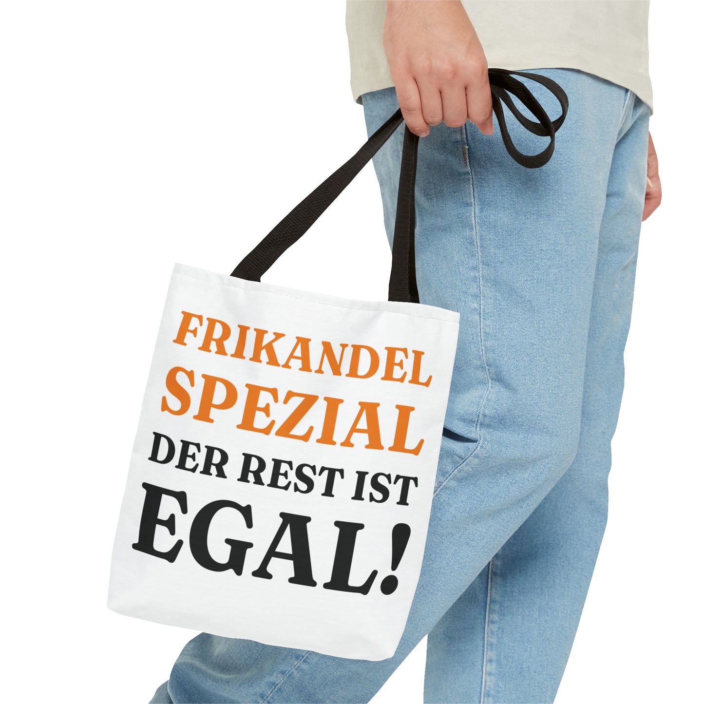 "Frikandel Spezial, der Rest ist egal!" Tragetasche