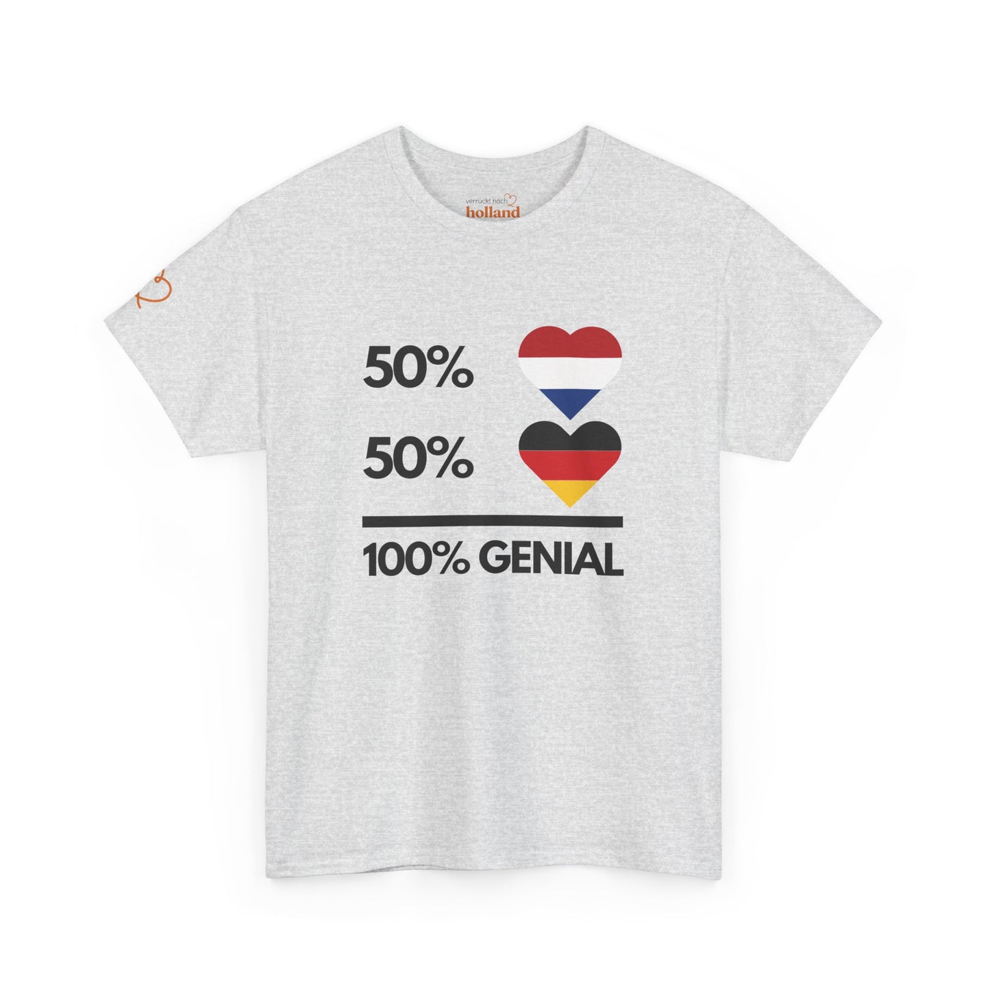 "50 % NL + 50 % DE = 100 % genial!“ T-Shirt