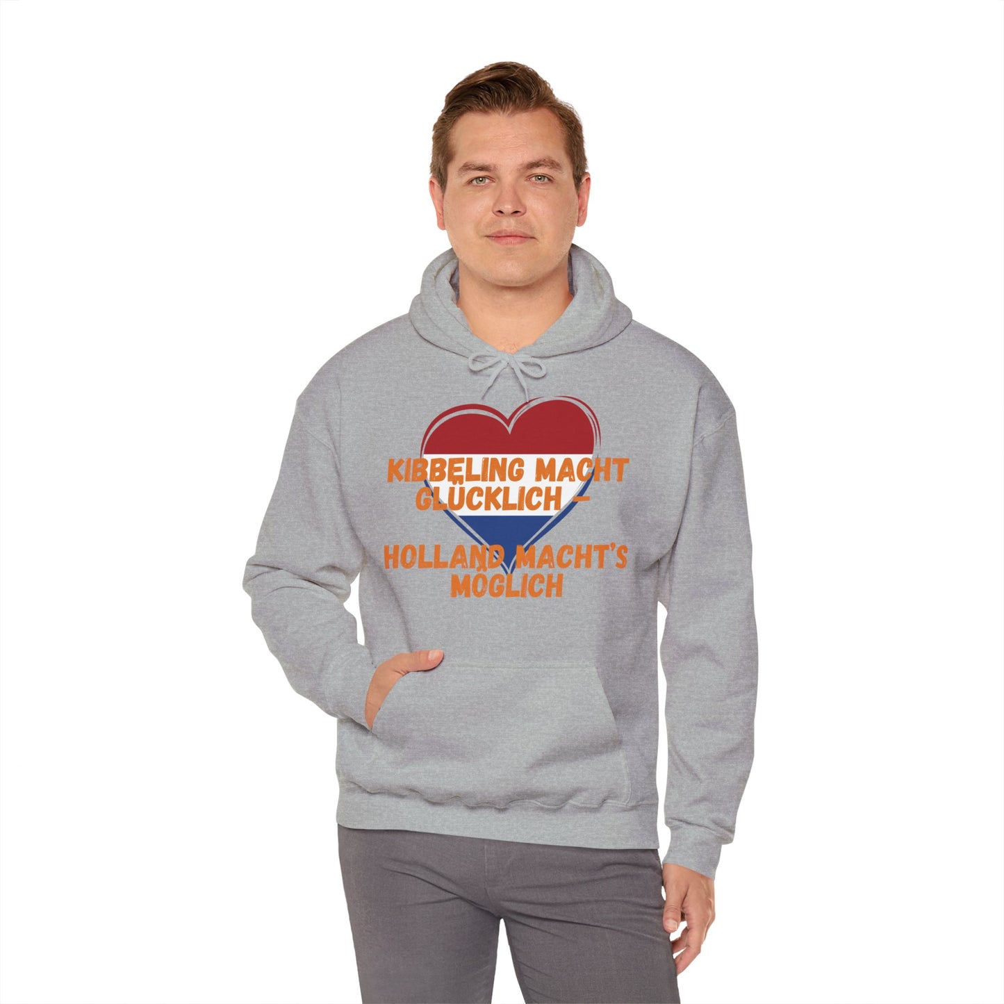 "Kibbeling macht glücklich – Holland macht’s möglich“ Hoodie