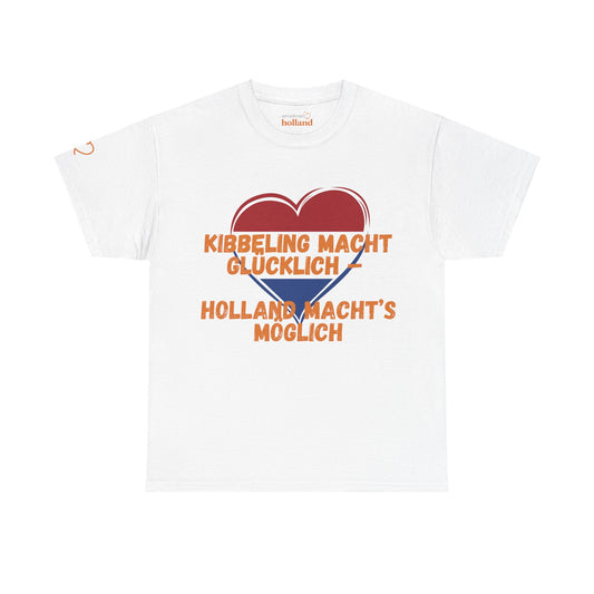 "Kibbeling macht glücklich – Holland macht’s möglich" T-Shirt