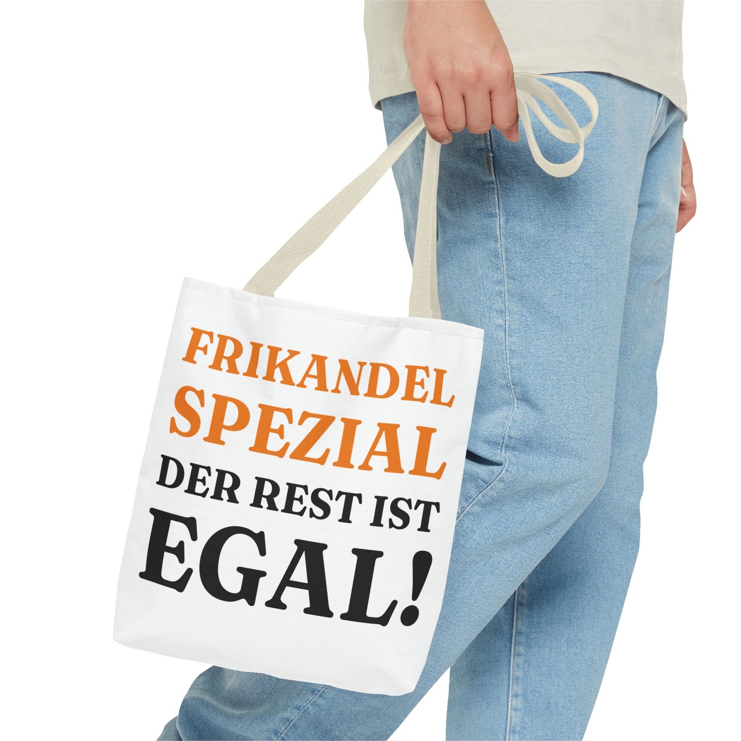 "Frikandel Spezial, der Rest ist egal!" Tragetasche