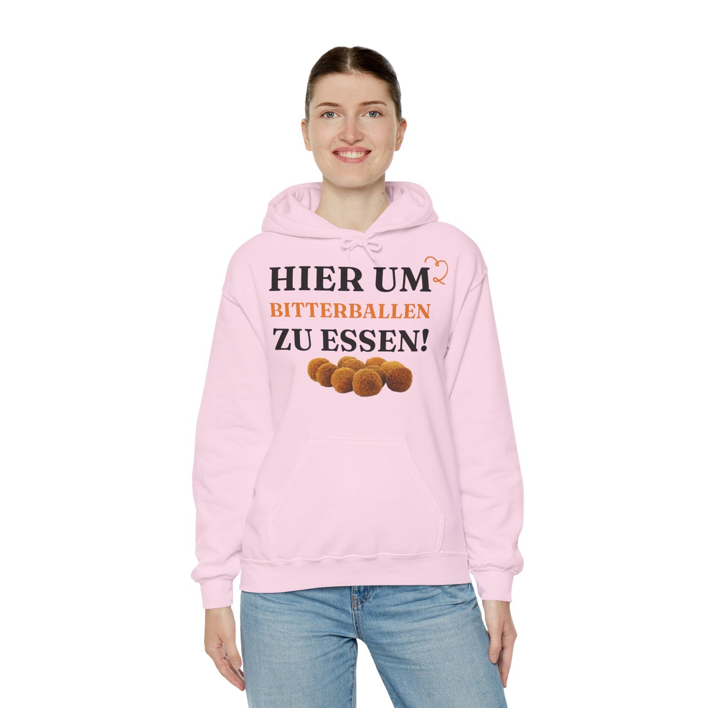 "Hier, um Bitterballen zu essen!“'' Hoodie