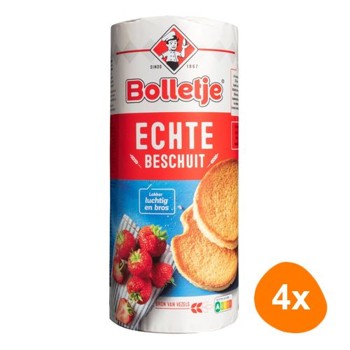 Bolletje - Beschuit/Holländischer Zwieback - 4x 13 stück