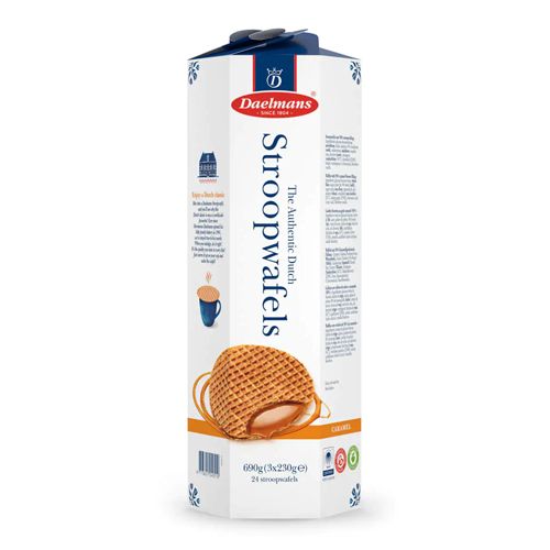 Daelmans - Karamell Stroopwafels in Hexa Tower - 3x 230g